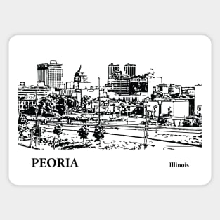 Peoria Illinois Sticker